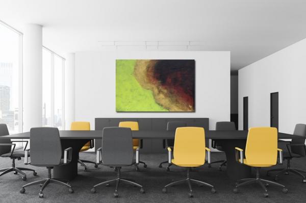 Buy abstract art hand-painted Office Voilà